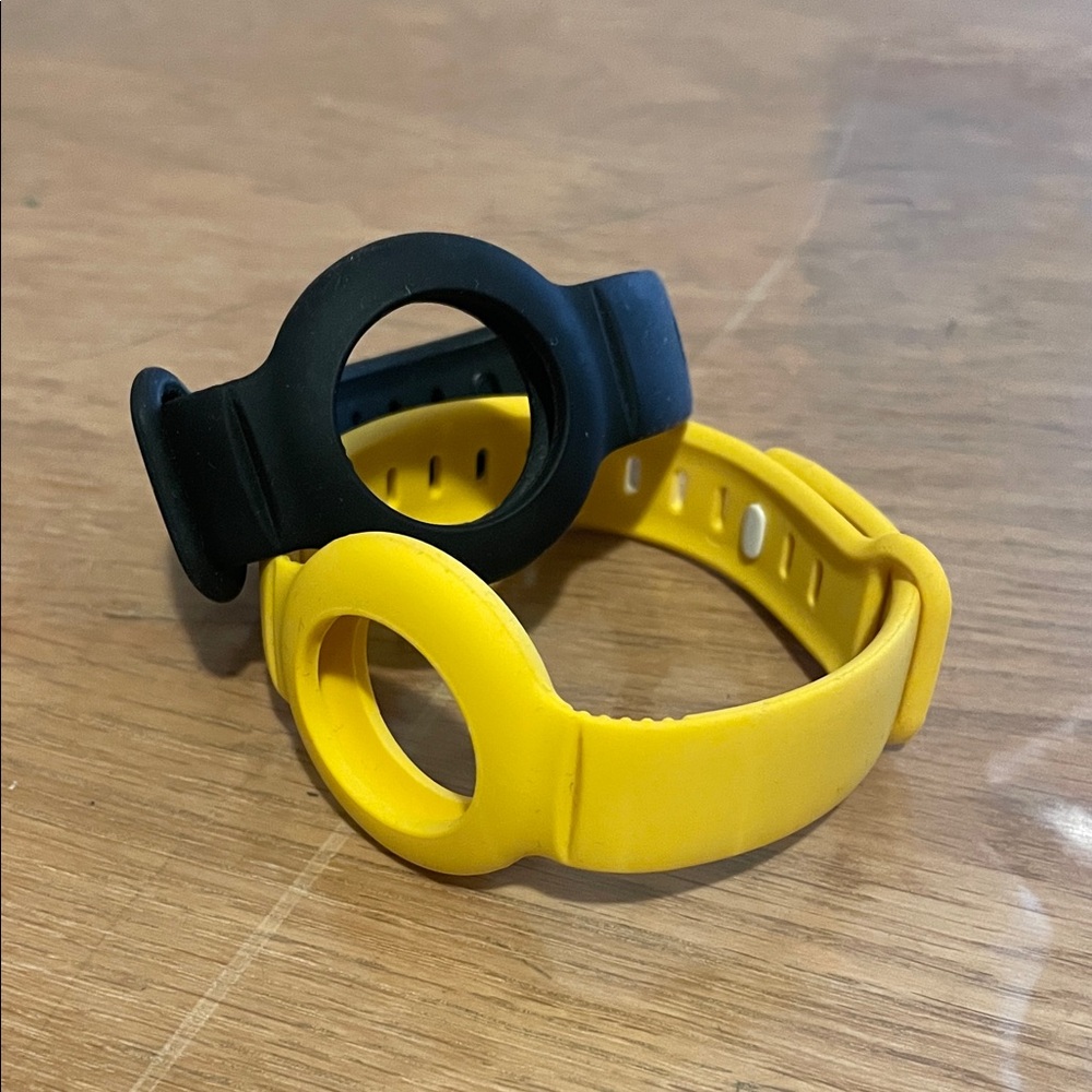 Black and Yellow Wearable Bands
